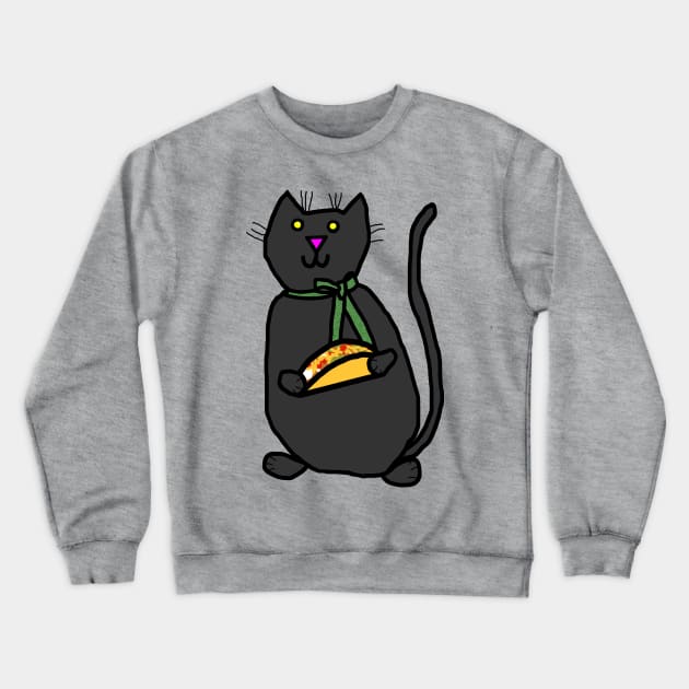 Taco Cat Crewneck Sweatshirt by ellenhenryart